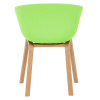 Пластиковый стул Зеленый